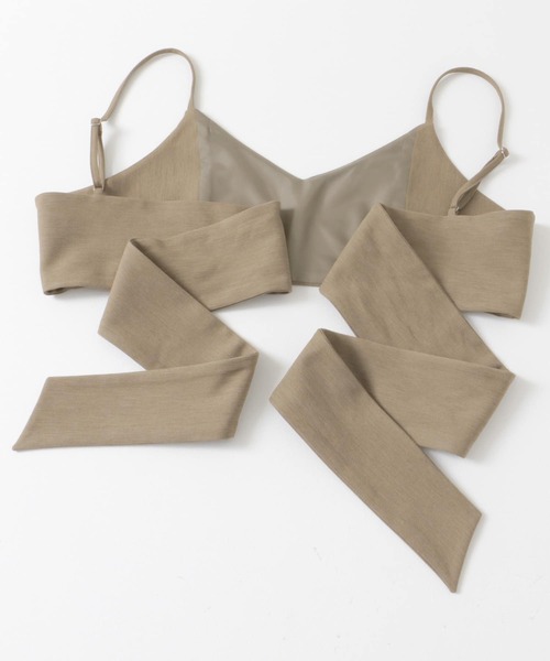 SENSE OF PLACE by URBAN RESEARCH(センスオブプレイスバイアーバンリサーチ)の「バックリボンビスチェ(その他トップス・レディース・ベージュ/ブラック・ONE)」の16枚目の写真