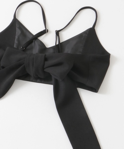 SENSE OF PLACE by URBAN RESEARCH(センスオブプレイスバイアーバンリサーチ)の「バックリボンビスチェ(その他トップス・レディース・ベージュ/ブラック・ONE)」の18枚目の写真