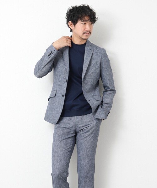 NOLLEY’S(ノーリーズ)の「《ビジカジ/セットアップ対応》COOL DOTS/クールドッツ PT 25SS(その他パンツ・メンズ・ネイビー/チャコールグレー/ブルー/インディゴブルー・M/S/XL/L)」の21枚目の写真