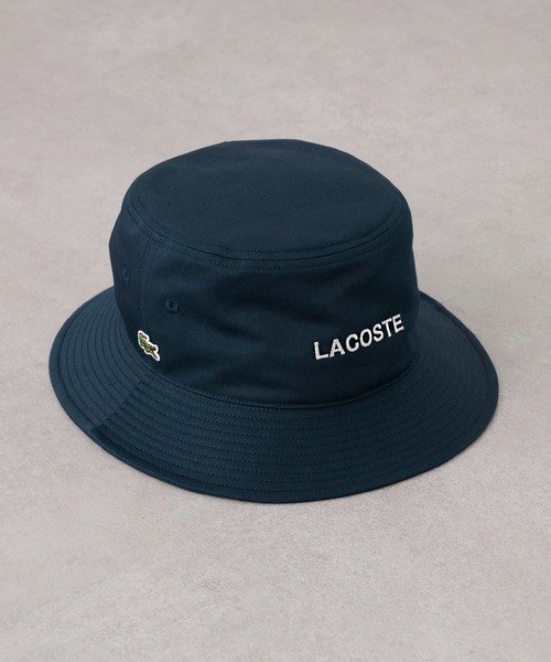 LACOSTE(ラコステ)の「【LACOSTE】LACOSTE ロゴハット L1373 CBS(ハット・メンズ・ネイビー/ホワイト/ブラック・FREE)」の2枚目の写真