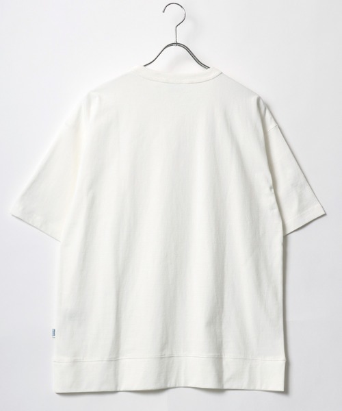 DISCUS（ディスカス）の「2026SS DISCUS/ディスカス オーバーサイズ USAコットン ワッペンロゴ刺繍 半袖 Tスウェット レディース メンズ トレーナー（Tシャツ/カットソー・レディース・オフホワイト/アッシュグレー/ブラック/ベージュ/ネイビー/ピンク/グリーン/ブルー/スミクロ・M/L/LL）」の11枚目の写真