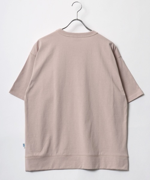 DISCUS（ディスカス）の「2026SS DISCUS/ディスカス オーバーサイズ USAコットン ワッペンロゴ刺繍 半袖 Tスウェット レディース メンズ トレーナー（Tシャツ/カットソー・レディース・オフホワイト/アッシュグレー/ブラック/ベージュ/ネイビー/ピンク/グリーン/ブルー/スミクロ・M/L/LL）」の17枚目の写真