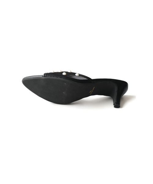 【ALDO】上品 ★ パール ★ シースルー ★ ミュール・サンダル 24.5cm ALDO(アルド) サンダル・ミュール(レディース) - 海外
