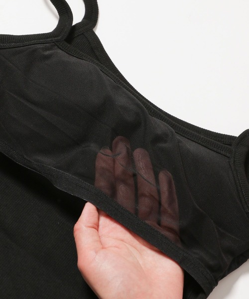 niko and...（ニコアンド）の「ルームドライ/カップ付きキャミソール（キャミソール・レディース・チャコール/レッド/ブラック/アイボリー/グリーン・MEDIUM/LARGE）」の15枚目の写真