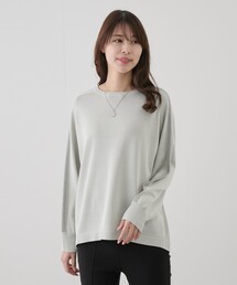 ラメ配色ニット