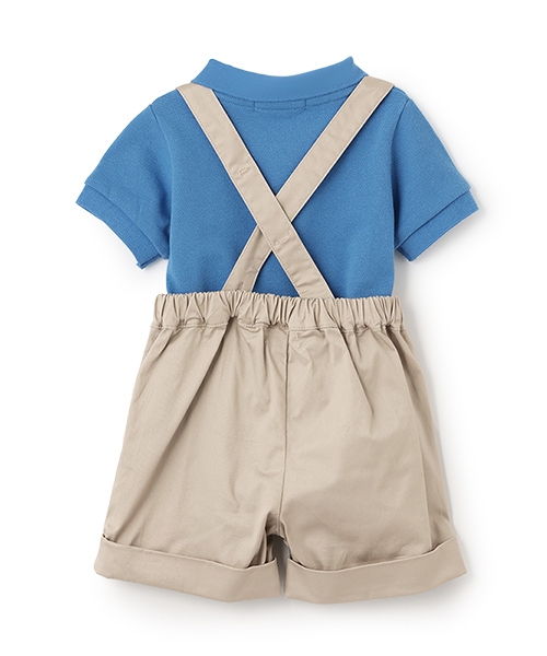 ホワイト ポロシャツ ショートパンツ ハット セット