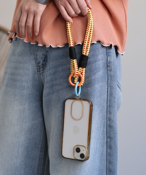 セール】カラーロープスマホストラップ / マルチチャーム