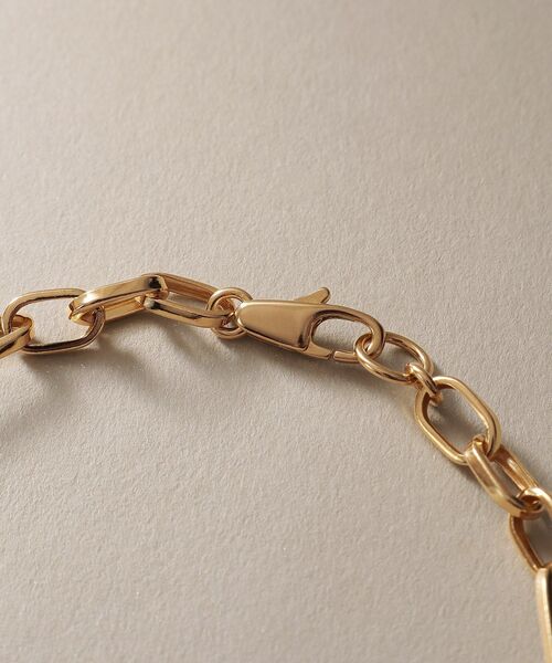 COCOSHNIK（ココシュニック）の「K18ケーブルチェーン3・1フィガロ ブレスレット（ブレスレット・レディース・イエローゴールド・18）」の8枚目の写真