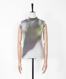 VERSEAU（ヴェルソー）の「グラデーションプリント ハイネックノースリーブ（タンクトップ）」