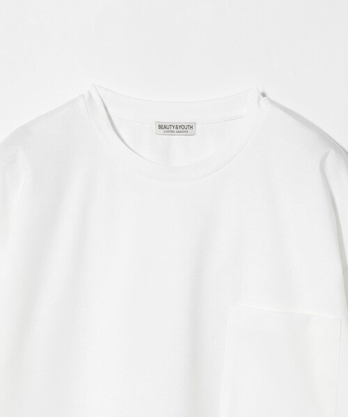BEAUTY&YOUTH UNITED ARROWS(ビューティーアンドユースユナイテッドアローズ)の「SRJA フォルム 1ポケット クルーネック ショートスリーブ Tシャツ(Tシャツ/カットソー・メンズ・ブラック/ホワイト/グレー・XL/L/M/S)」の13枚目の写真