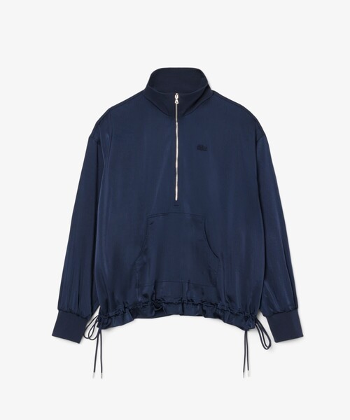 セール】スタンドカラーハーフジップアノラックジャケット（ナイロン