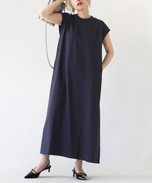 URBAN PLUS フレンチスリーブワンピース