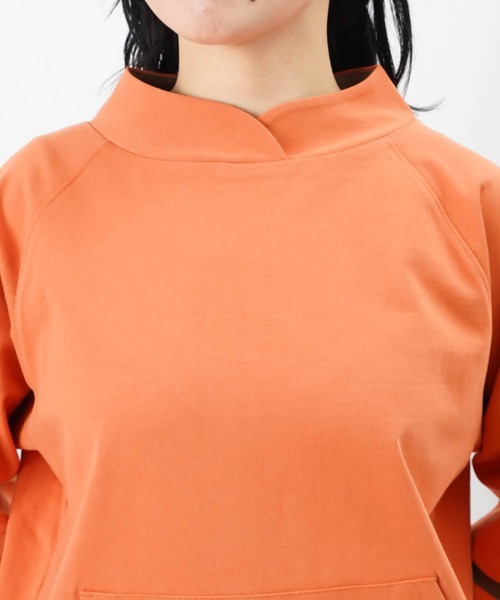 tシャツ LC/LLL リブラインスタンドカラーカットソー レディース LADY LUCK LUCA tシャツ LC/LLL リブラインスタンドカラー