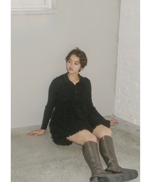 ワンピース NOTREemor tulle mini dress/ black Exclusive Tulle Mini Dress - Black | Fashion Nova