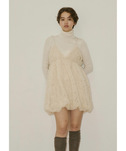 tulle mini dress NOTRE émor tulle mini dress（ドレス）｜NOTREemor（ノートルエモア）の