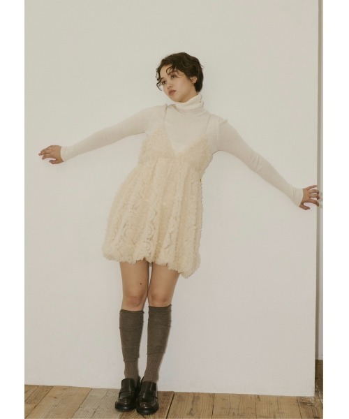 ワンピース NOTREemor tulle mini dress/ black tulle mini dress（ドレス）｜NOTREemor（ノートルエモア）の
