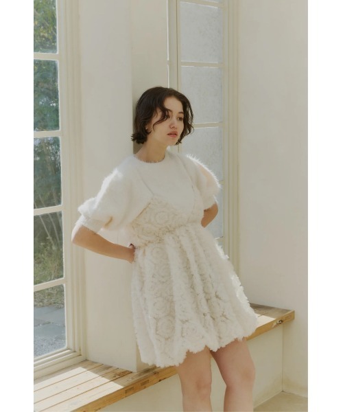 ワンピース NOTRE emor tulle mini dress NOTREemor（ノートルエモア）の「tulle mini dress（ドレス）」 - WEAR