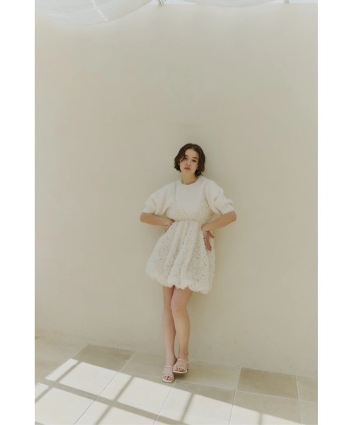 ワンピース NOTRE emor tulle mini dress NOTREemor（ノートルエモア）の「tulle mini dress（ドレス）」 - WEAR