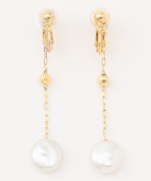 TOCCA(トッカ)の「LUNAE COIN PEAR EARRINGS イヤリング(イヤリング・レディース・シルバー系/ゴールド系・F)」の7枚目の写真