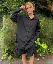 ROXY（ロキシー）の「SWEET HEAVEN /ロキシー撥水加工オーバーサイズシャツ（シャツ/ブラウス）」