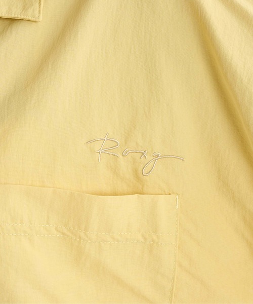 ROXY（ロキシー）の「SWEET HEAVEN /ロキシー撥水加工オーバーサイズシャツ（シャツ/ブラウス・レディース・ホワイト/イエロー/ブラック/ブラック系その他・MEDIUM/LARGE/SMALL）」の18枚目の写真
