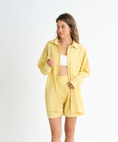 ブラウス シャツ SWEET HEAVEN /ロキシー撥水加工オーバーサイズシャツ レディース ROXY ブラウス シャツ SWEET HEAVEN /ロキシー撥水加工オーバー