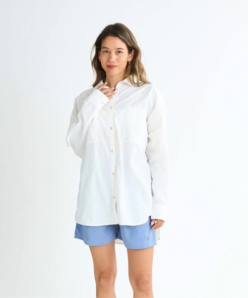 ブラウス シャツ SWEET HEAVEN /ロキシー撥水加工オーバーサイズシャツ レディース ROXY ブラウス シャツ SWEET HEAVEN /ロキシー撥水加工オーバー