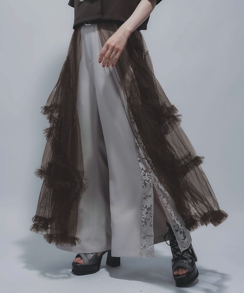 HARE チュールフリルベルトスカート セール】チュールフリルベルトスカート(HARE)(スカート)|HARE