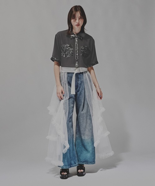 HAREハレ　チュールフリルベルトスカート　ティアード　巻きスカート HARE｜チュールフリルベルトスカート | Rakuten Fashion(楽天