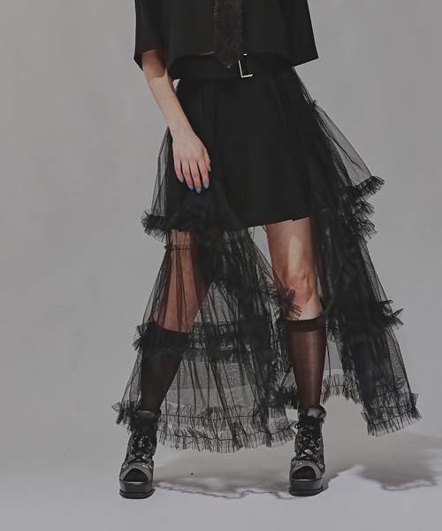 セール】チュールフリルベルトスカート(HARE)（スカート）｜HARE（ハレ