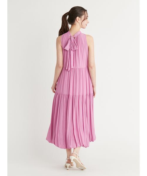 CELFORD(セルフォード)の「2WAYバルーンヘムワンピース(ワンピース・レディース・パープル/ドット/ブラウン・36/38)」の17枚目の写真