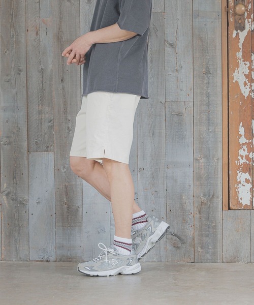 BAYFLOW(ベイフロー)の「ワンポイントコールショートパンツ(その他パンツ・メンズ・グリーン/アイボリー/チャコールグレー/グレー・SMALL/MEDIUM/LARGE)」の8枚目の写真