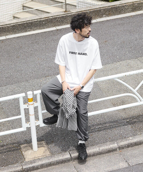 Firsthand(ファーストハンド)の「Firsthand/ファーストハンド ワイドストレート ナイロントラックパンツ / テーパードシルエット イージーナイロンパンツ(その他パンツ・メンズ・グレー/チャコールグレー/ブラック・M/L)」の21枚目の写真