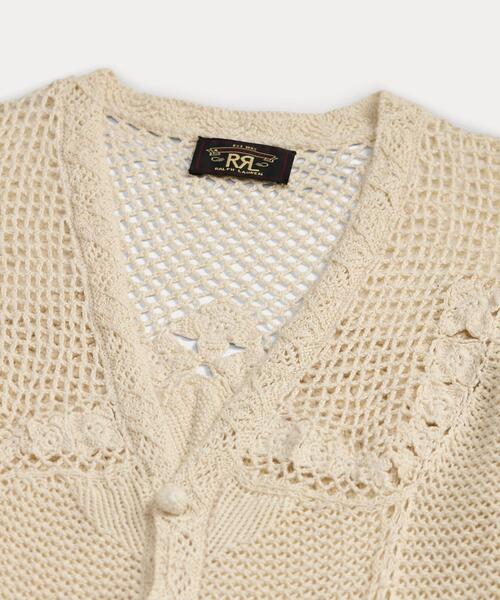 RRL(ダブル アール エル)の「クロシェディテール ポインテール ダスター(カーディガン/ボレロ・レディース・ナチュラル・3/4/5/1/2)」の3枚目の写真