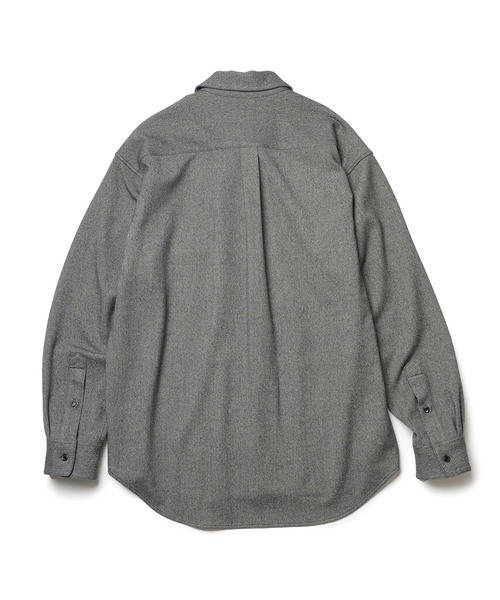 MR.OLIVE(ミスターオリーブ)の「PEACHSKIN STRETCH GABARDINE / CPO SHIRT(シャツ/ブラウス・メンズ・グレー/ネイビー・SMALL/MEDIUM/LARGE)」の15枚目の写真