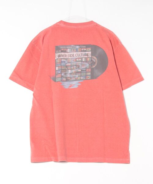RIVER SIDE CULTURE(リバーサイドカルチャー)の「RIVER SIDE CULTURE/RSC RECORDジャケ Tシャツ (M4)(Tシャツ/カットソー・メンズ・ホワイト/ピンク・X-LARGE/MEDIUM/LARGE)」の3枚目の写真