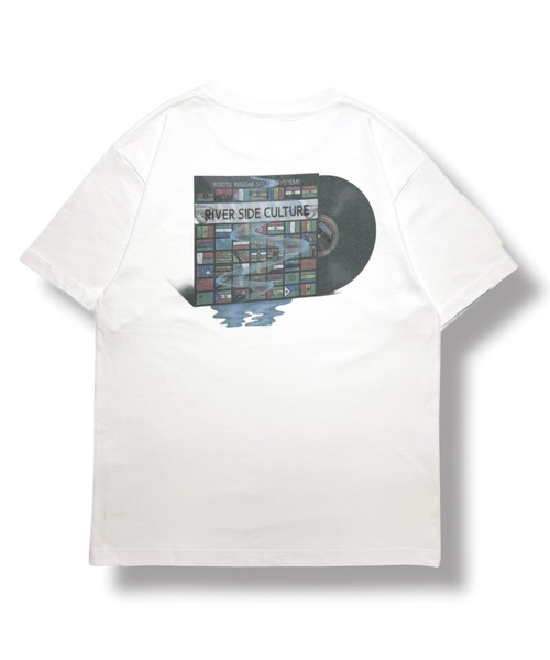 RIVER SIDE CULTURE(リバーサイドカルチャー)の「RIVER SIDE CULTURE/RSC RECORDジャケ Tシャツ (M4)(Tシャツ/カットソー・メンズ・ホワイト/ピンク・X-LARGE/MEDIUM/LARGE)」の10枚目の写真
