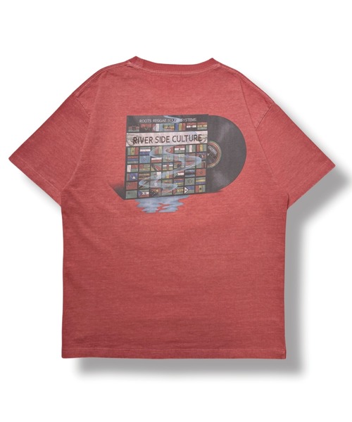 RIVER SIDE CULTURE(リバーサイドカルチャー)の「RIVER SIDE CULTURE/RSC RECORDジャケ Tシャツ (M4)(Tシャツ/カットソー・メンズ・ホワイト/ピンク・X-LARGE/MEDIUM/LARGE)」の12枚目の写真