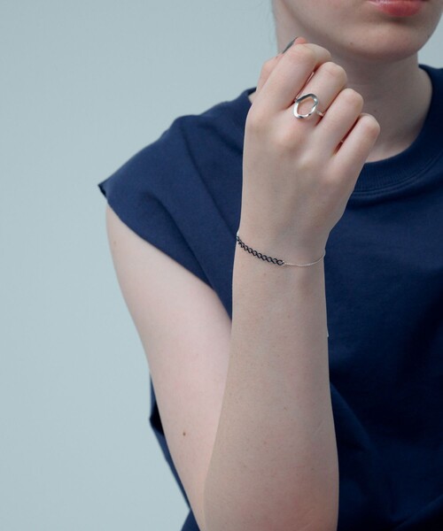 and cloud(アンドクラウド)の「Ink Bracelet(ブレスレット・レディース・ブルー/ブラック・FREE)」の8枚目の写真