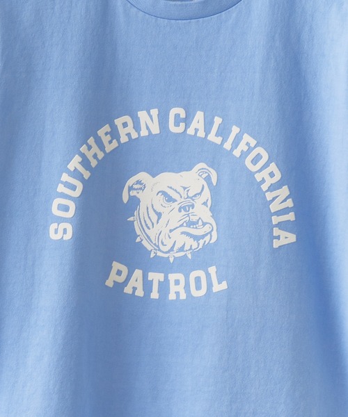 MIXTA（ミクスタ）の「MIXTA/ミクスタ SO CAL DOG SS CREWNECK T-SHIRTS Tシャツ（Tシャツ/カットソー・レディース・ライトブルー/アッシュ/ネイビー・M/S）」の6枚目の写真