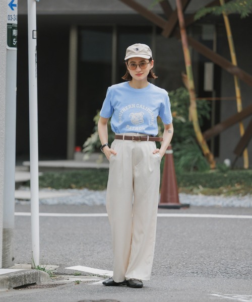 MIXTA（ミクスタ）の「MIXTA/ミクスタ SO CAL DOG SS CREWNECK T-SHIRTS Tシャツ（Tシャツ/カットソー・レディース・ライトブルー/アッシュ/ネイビー・M/S）」の22枚目の写真