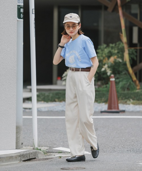 MIXTA（ミクスタ）の「MIXTA/ミクスタ SO CAL DOG SS CREWNECK T-SHIRTS Tシャツ（Tシャツ/カットソー・レディース・ライトブルー/アッシュ/ネイビー・M/S）」の19枚目の写真