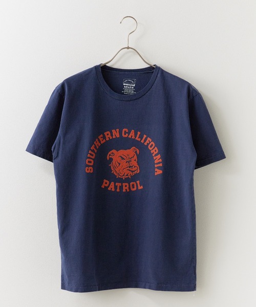 MIXTA（ミクスタ）の「MIXTA/ミクスタ SO CAL DOG SS CREWNECK T-SHIRTS Tシャツ（Tシャツ/カットソー・レディース・ライトブルー/アッシュ/ネイビー・M/S）」の18枚目の写真