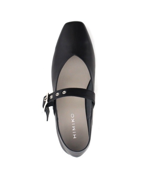 HIMIKO（ヒミコ）の「【HIMIKO】【ZOZOTOWN限定】ハトメベルトメリージェーンパンプス/ 650103（パンプス・レディース・ブラック・23.0cm/22.5cm/22.0cm/21.5cm/26.5cm/26.0cm/25.5cm/25.0cm/24.5cm/24.0cm/23.5cm）」の2枚目の写真
