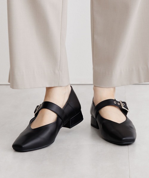 HIMIKO（ヒミコ）の「【HIMIKO】【ZOZOTOWN限定】ハトメベルトメリージェーンパンプス/ 650103（パンプス・レディース・ブラック・23.0cm/22.5cm/22.0cm/21.5cm/26.5cm/26.0cm/25.5cm/25.0cm/24.5cm/24.0cm/23.5cm）」の16枚目の写真