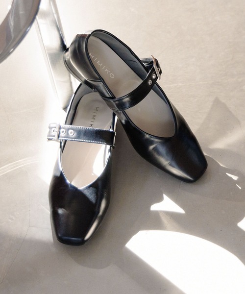 HIMIKO（ヒミコ）の「【HIMIKO】【ZOZOTOWN限定】ハトメベルトメリージェーンパンプス/ 650103（パンプス・レディース・ブラック・23.0cm/22.5cm/22.0cm/21.5cm/26.5cm/26.0cm/25.5cm/25.0cm/24.5cm/24.0cm/23.5cm）」の21枚目の写真