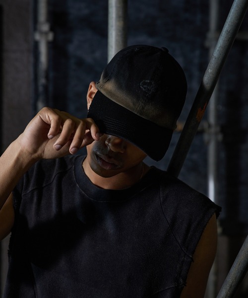 ANDER HUNK（アンダーハンク）の「Overdyed Dameged Cap / オーバーダイダメージキャップ（キャップ・メンズ・グレー/ブラック・FREE）」の7枚目の写真