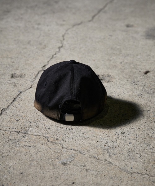 ANDER HUNK（アンダーハンク）の「Overdyed Dameged Cap / オーバーダイダメージキャップ（キャップ・メンズ・グレー/ブラック・FREE）」の16枚目の写真