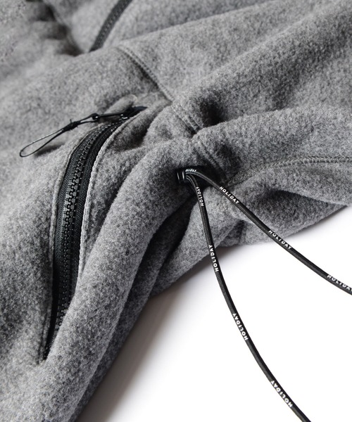 HOLIDAY（ホリデイ）の「CLASSIC FLEECE ANORAK DRESS クラシックフリースアノラックドレス（その他アウター・レディース・グレー・ONE SIZE）」の16枚目の写真