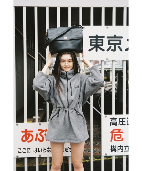 HOLIDAY（ホリデイ）の「CLASSIC FLEECE ANORAK DRESS クラシックフリースアノラックドレス（その他アウター・レディース・グレー・ONE SIZE）」の12枚目の写真